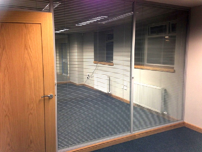 Commercial joinery new office space in Rutherglen